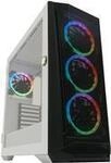 LC-Power Geh&auml;use Gaming 805BW Holo-1_X RGB Black/White retail (ATX GAMING 805BW)