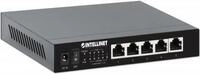 INTELLINET 5-Port 2,5G Ethernet PoE+ Switch Vier PSE PoE+ Ports, 10/100/1000/2500