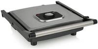 Tristar GR-2858 Kontaktgrill 2000W Antihaftbeschichtung 30x26cm Schwarz Silber