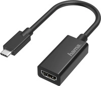 Hama - Videoschnittstellen-Converter - USB-C (S) bis HDMI (W) - Schwarz - 4K