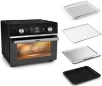 TEFAL Easy Fry Air Fryer Oven 20L FW6058 schwarz/silber (FW605810)