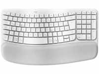 Logitech 920-012284, Logitech Wave Keys Tastatur RF Wireless + Bluetooth QWERTZ