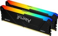 Kingston FURY Beast RGB - DDR4 - Kit - 16GB: 2 x 8GB - DIMM 288-PIN - 1800 MHz /