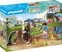 Playmobil Horses of Waterfall Zoe & Blaze mit Turnierparcours. Typ: Bauernhof,