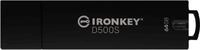 Kingston IronKey D500S - USB-Flash-Laufwerk - verschl&uuml;sselt - 64 GB - USB 3.2 Gen 1