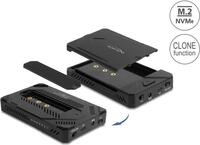 Delock - Speichergeh&auml;use - f&uuml;r 1 x M.2 NVMe SSD + 1 x 2.5 SATA SSD / HDD, USB...
