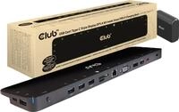 Club 3D CSV-1565 - Dockingstation - USB-C - VGA, HDMI, DP - GigE - 100 Watt