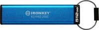 Kingston IronKey Keypad 200C - USB-Flash-Laufwerk - verschl&uuml;sselt - 512GB - USB 3,2