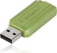 Verbatim PinStripe USB-Stick 128 GB USB Typ-A 2.0 Gr&uuml;n (49462)
