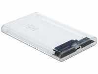 Delock 42617, DeLOCK 2,5 External Enclosure SATA HDD > USB3.0 - Speichergehäuse -
