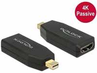 Delock 65583, DeLOCK 4K Passive - Video- / Audio-Adapter - DisplayPort / HDMI - Mini