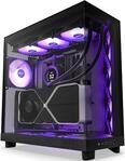 NZXT H6 Flow RGB Midi-Tower PC-Geh&auml;use Schwarz ATX/microATX/Mini-ITX RGB-L&uuml;fter