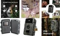LogiLink Wildkamera mit Nachtsicht, W&auml;rme-/Bewegungsausl&ouml;ser Wildtierkamera zum