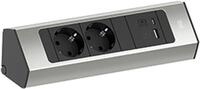 BACHMANN CASIA 2 2xCEE7/3 1xUSB A/C 22W (932.002)