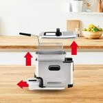 Tefal FR8041 Oleoclean Fritteuse 3,5 l 1,2 kg 2300 W Silber