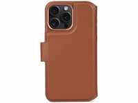 DECODED D24IPO15PMDW5TN, Decoded Leather Detachable Wallet für iPhone 15 Pro Max Tan
