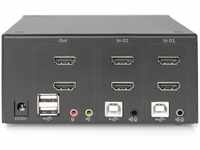 Digitus DS-12860, DIGITUS DS-12860 - KVM-/Audio-/USB-Switch - 2 x KVM/Audio/USB - 1