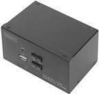 DIGITUS DS-12860 - KVM-/Audio-/USB-Switch - 2 x KVM/Audio/USB - 1 lokaler Benutzer -