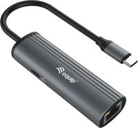 equip 133486, Equip USB-C-auf-RJ45-Gigabit-Netzwerk + PD-Adapter - USB Typ-C - RJ-45