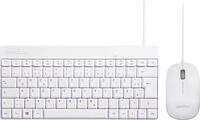 Perixx PERIDUO-212 DE W, Perixx PERIDUO-212 Tastatur Maus enthalten USB Deutsch Wei&szlig;