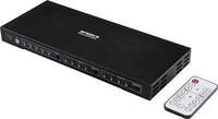 SpeaKa Professional 4x2 Port HDMI-Matrix-Switch mit Audio-Ports 3840 x 2160 Mio.