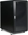 StarTech.com Zerlegbarer 22HE Serverschrank mit Rollen - Schrank - 22U - f&uuml;r P/N: