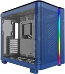 Montech KING95P, Montech KING 95 - Midi Tower - PC - Blau - ATX - micro ATX -