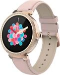 DENVER SWC-342 - Intelligente Uhr mit Riemen - Rose - Anzeige 3cm (1,2) - Bluetooth