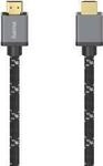 Hama 00205239 HDMI-Kabel 2 m HDMI Typ A (Standard) Schwarz - Grau (00205239)