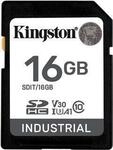 Kingston Industrial - Flash-Speicherkarte - 16GB - A1 / Video Class V30 / UHS-I U3 /