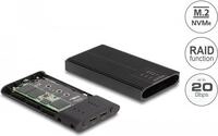 Delock - Speichergeh&auml;use - M.2 - M.2 NVMe Card / PCIe (NVMe) - RAID JBOD, RAID 0, 1