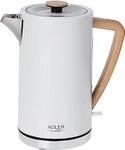 ADLER AD 1347w elektrischer Wasserkocher wei&szlig; (AD 1347w)
