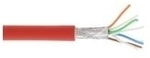 InLine&reg; Patchkabel Cat.6A, S/FTP (PiMf), halogenfrei, 500MHz, rot, 100m (76899R)