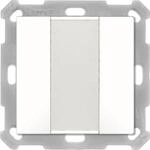 MDT technologies Taster 55 2-fach, Reinwei&szlig; gl&auml;nzend BE-TA5502.G2 (BE-TA5502.G2)