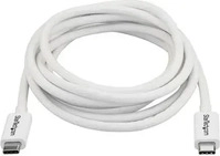 Startech TBLT3MM2MW, StarTech.com Thunderbolt 3 Kabel - 20Gbit/s - 2m - Wei&szlig; -...