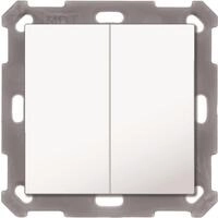 MDT BE-TAL55B2.01 Taster Light 55 Basic 2fach Reinwei&szlig; gl&auml;nzend Neutral