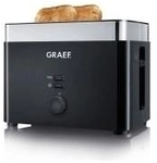 Graef TO 62 - Toaster - 2 Scheibe - 2 Steckplatz - Schwarz