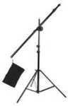 Walimex Galgenstativ mit Teleskoparm 120-220 cm und Beschwerungstasche,