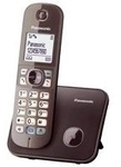 Panasonic KX-TG6811 - Schnurlostelefon mit Rufnummernanzeige - DECT - Mokkabraun