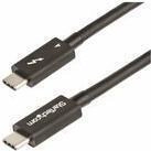 StarTech.com 1,6ft (50cm) Thunderbolt 4 Cable, 40Gbps, 100W Power Delivery, 4K/8K