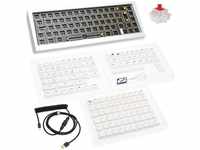 Ducky PKOU2367IST-ISO02, Ducky Outlaw 65 Gaming-Tastatur Barebone - silber ISO -