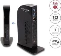 Delock - Dockingstation - USB-C / Thunderbolt 3 / Thunderbolt 4 - 3 x HDMI, 3 x DP -