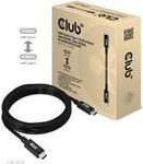 Club 3D - USB-Kabel - 24 pin USB-C (M) zu 24 pin USB-C (M) - USB4 Gen3x2 5 A -...