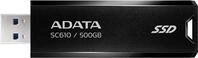 ADATA SC610 - 500 GB - USB Typ-A - 3.2 Gen 2 (3.1 Gen 2) - 550 MB/s - 10 Gbit/s -