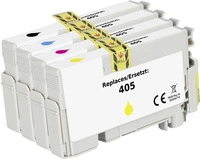 Renkforce Tinte Kombi-Pack ersetzt Epson 405 Kompatibel Schwarz, Cyan, Magenta, Gelb