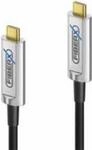 FiberX FX-I600-010 USB Kabel 10 m USB 3.2 Gen 1 (3.1 Gen 1) USB C Schwarz - Silber