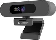 Sandberg Face-ID 2 - Webcam - Farbe - 2 MP - 1920 x 1080 - 1080p - Audio - USB2.0