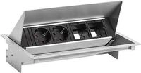 Bachmann 900.402 CONEO Set Einbaurahmen u.4-fach Steckdosenleiste (900.402)