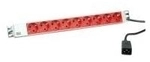 Bachmann 333.936 Innenraum 9AC-Ausg&auml;nge 2m Grau - Rot Verl&auml;ngerungskabel (333936)