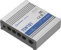 Teltonika IP30 Industrie 5-Port 1Gbit PoE+ unmanaged Switch, -40&deg;C - +75&deg;C